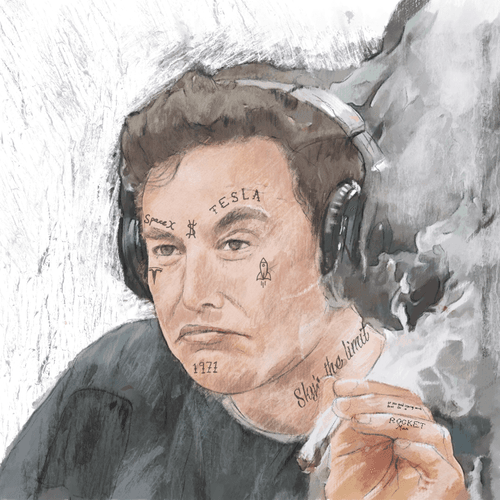 Stoned Elon (1 of 1)