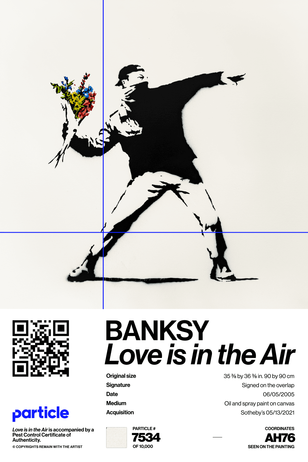 Banksy | Love Is In The Air #7534