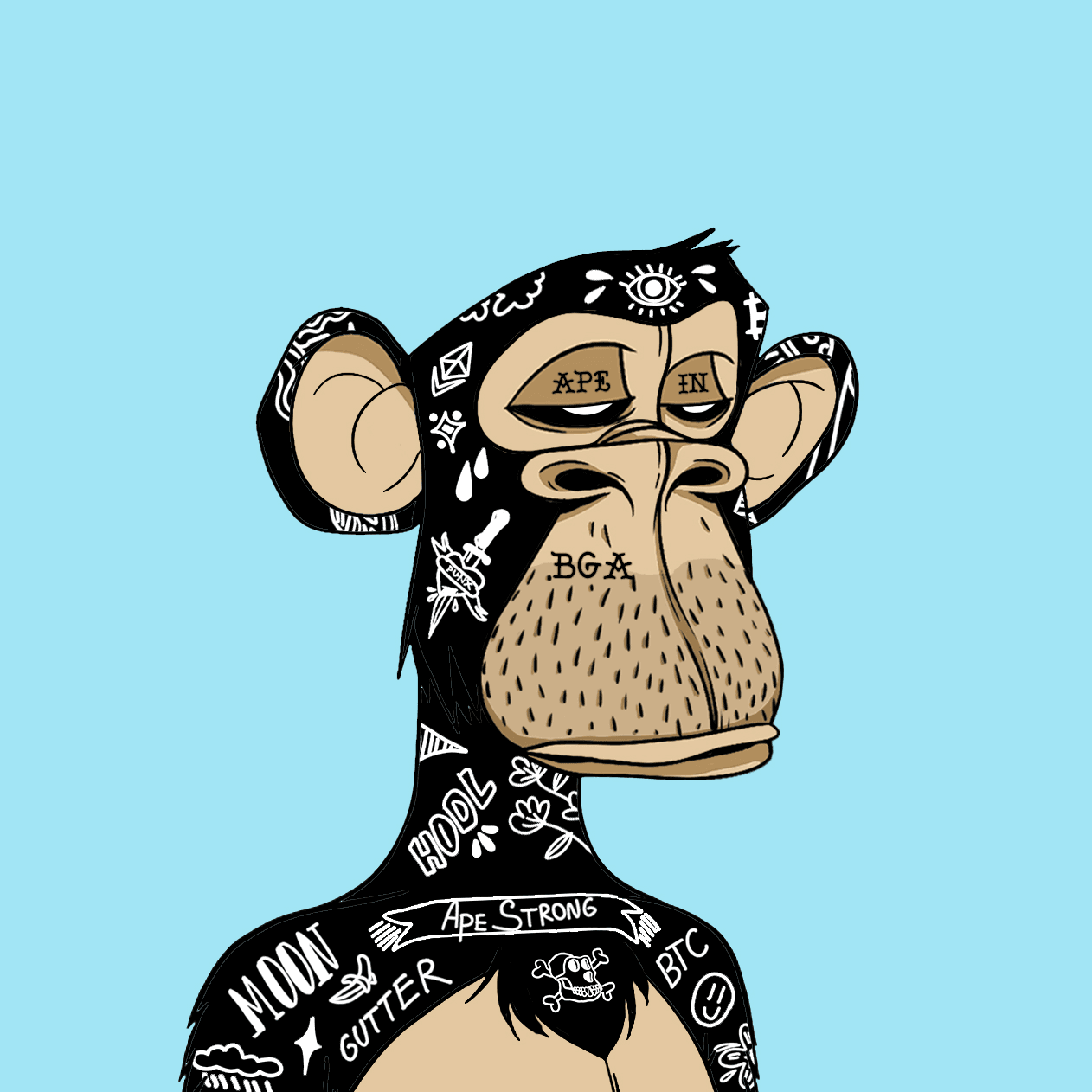 Bored Gutter Ape #54