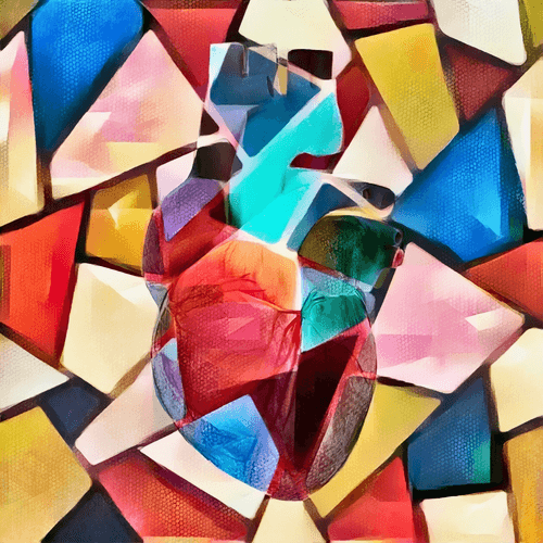 Cubist heart