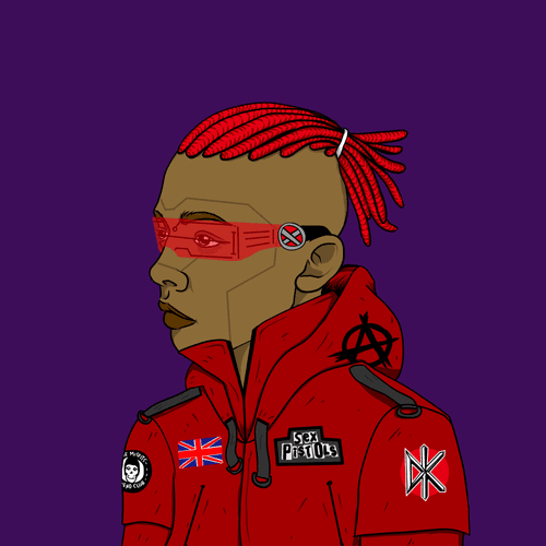 man in red punk image