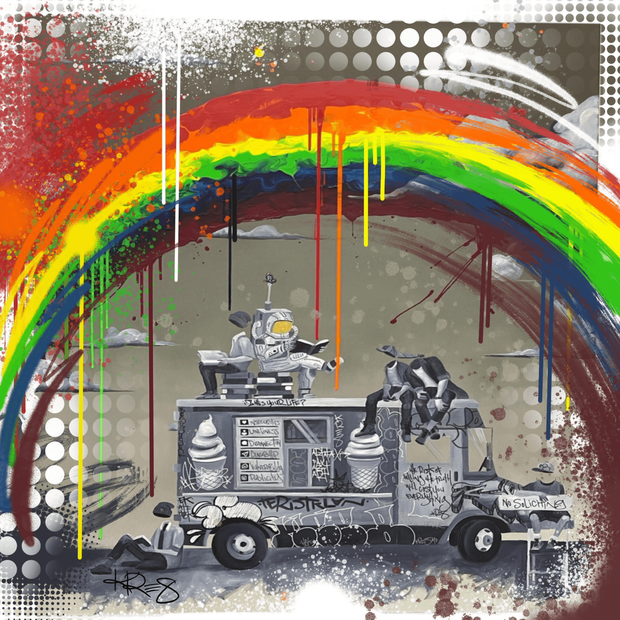 Rainbows & Butterflies 5/5 Kre8 Art Collection OpenSea