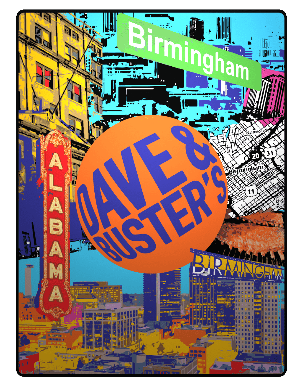 Birmingham AL Pop Art Edition Collection OpenSea