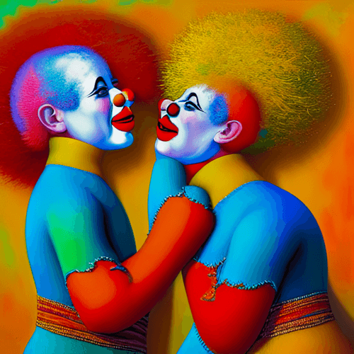 Rainbow Clown #011