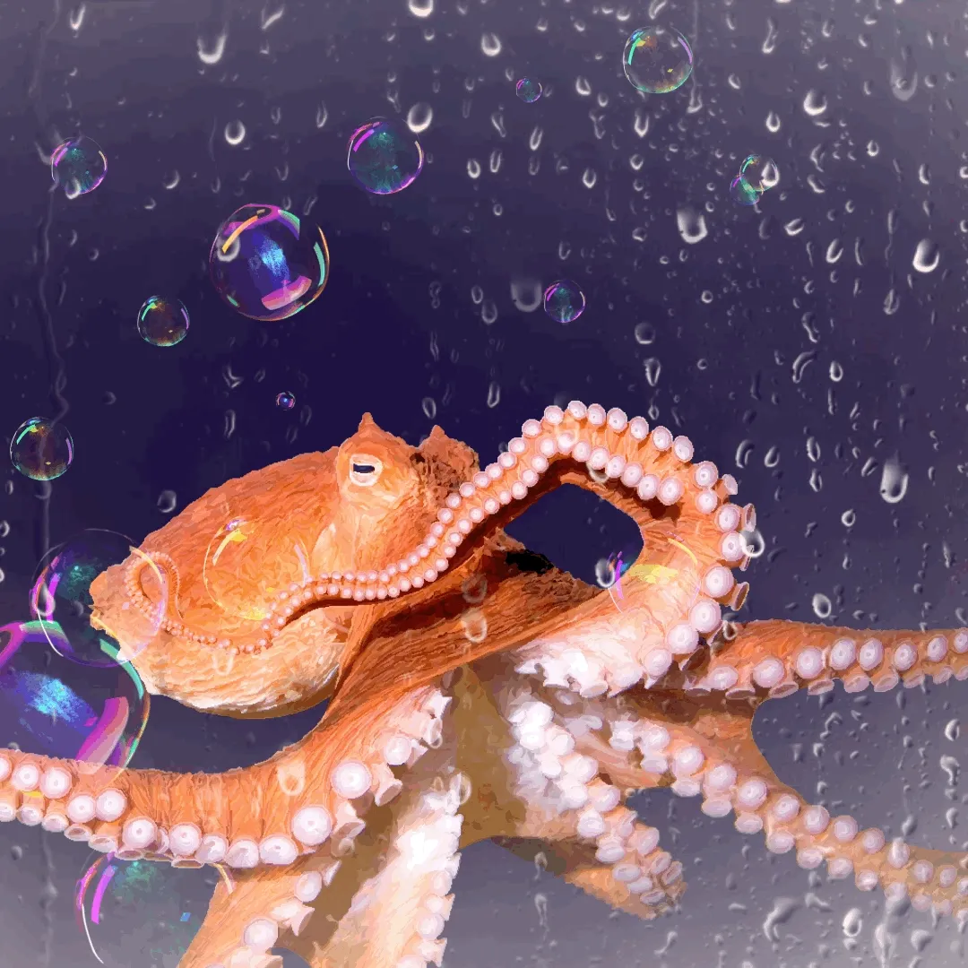 11. "Red Octopus," Octopus rubescens