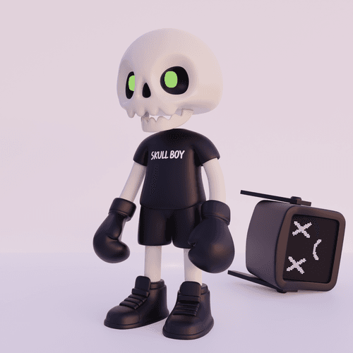 LCD BOY (SkullBoy) #267
