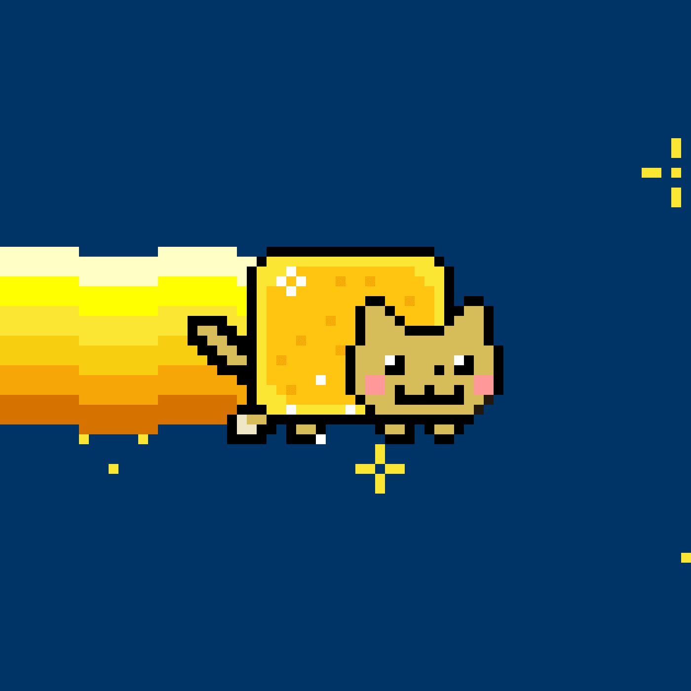 Golden Nyan Cat Nyan Cat (Official) OpenSea
