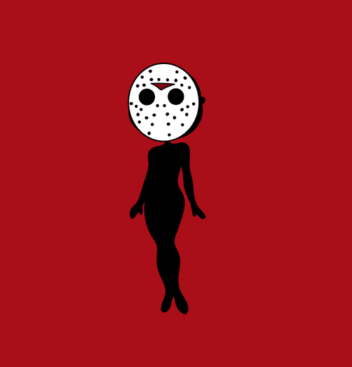 Masked Grizzy Gal (Red Jason)