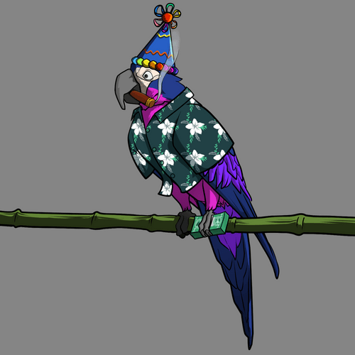 Proper Parrot Tree Club #1001