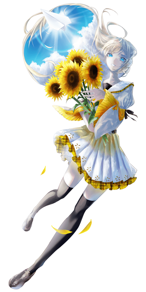 #000　Sunflower sailor suit