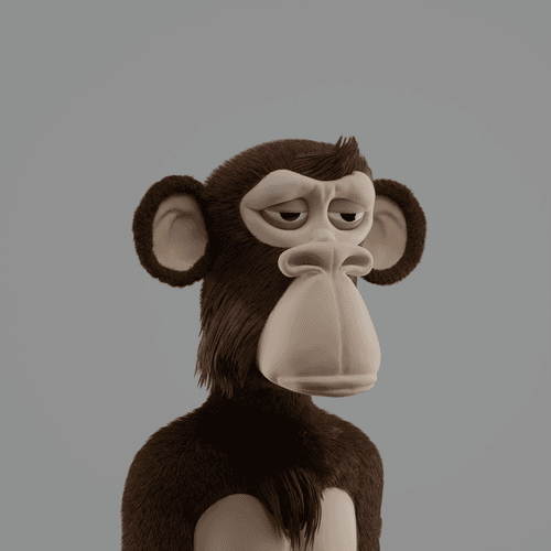 3D Bored Ape Club #381