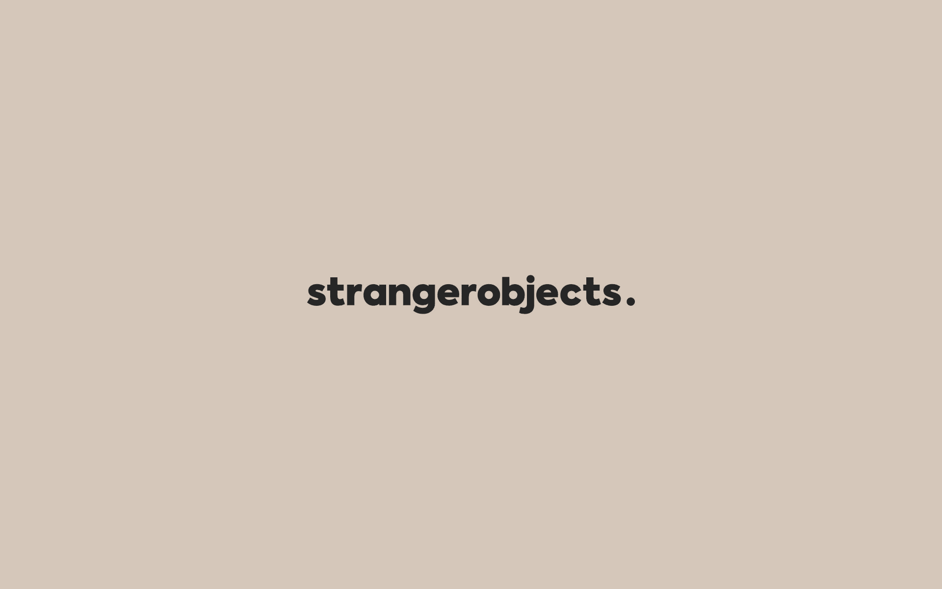 StrangerObjects banner