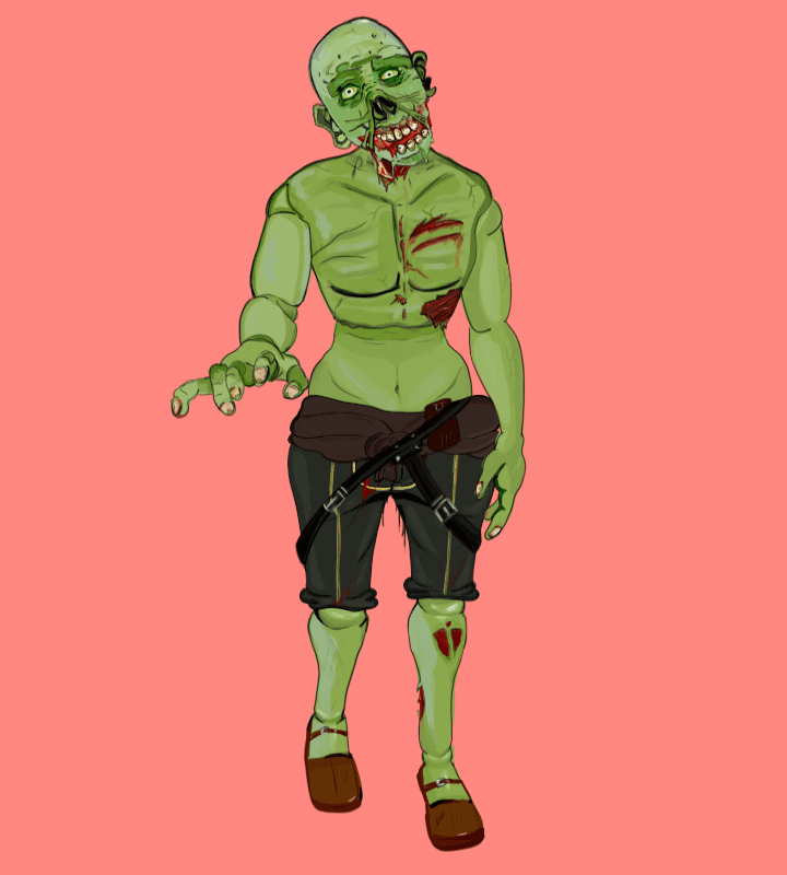 Green Zombie #1