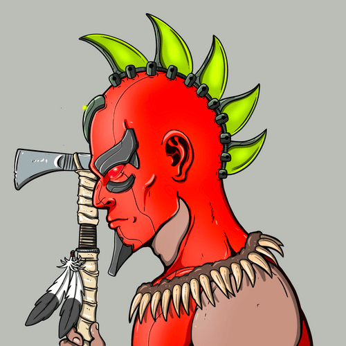 Mohawk Warrior #1108