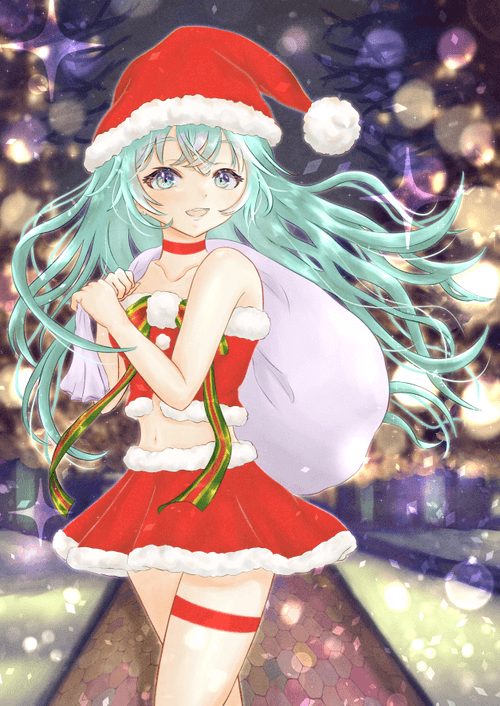 Merry Xmas Santa Girl