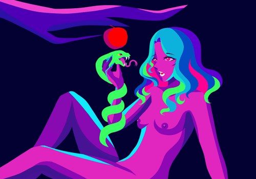 An apple