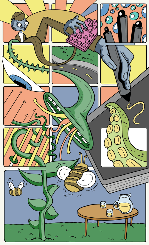 A Comic About Drawing A Comic About Drawing