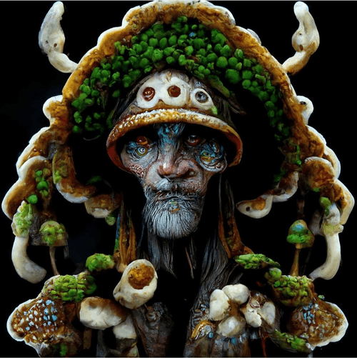 Mushroom King Ape on Imaginary Land