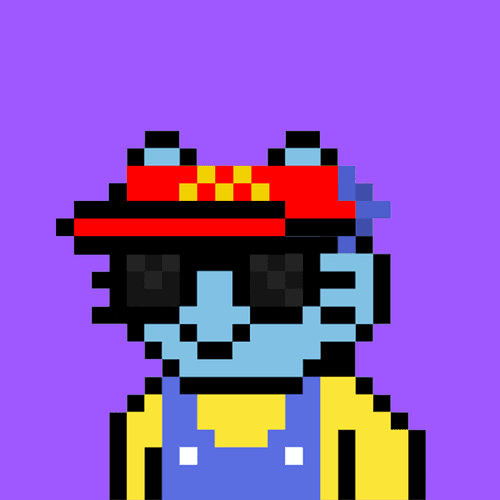 Fast Food Pixel Cool Cat #20