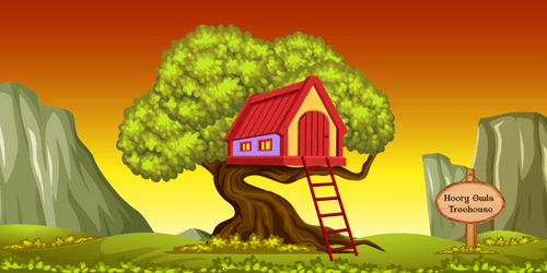 Hooty Owls Treehouse #1593