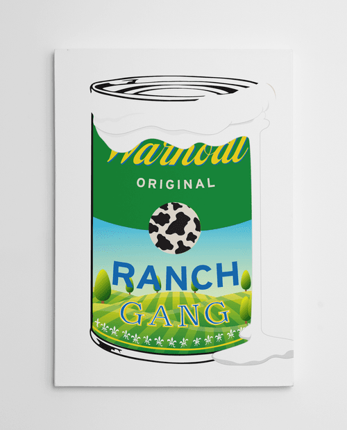 WARHODL "DRIPPING RANCH GANG" Original Can