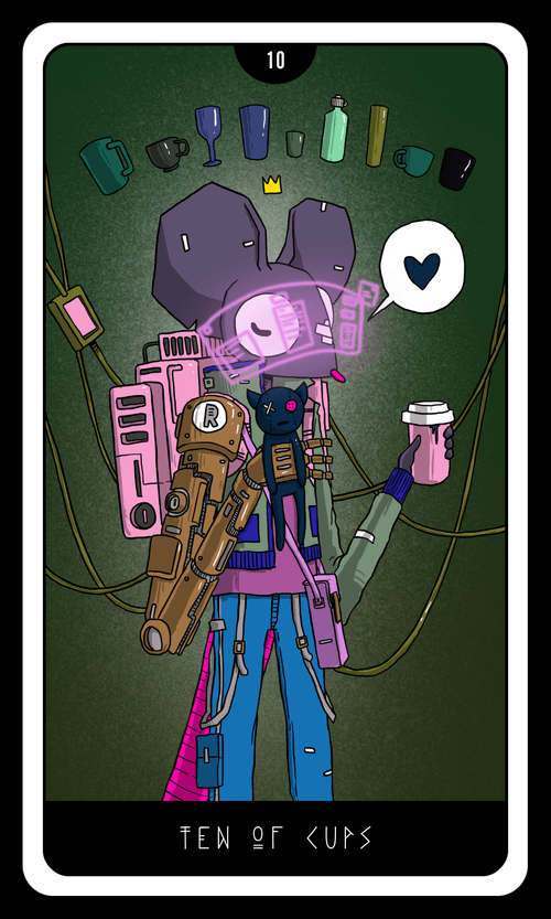 Rosko Sees the Future: Ten of Cups - Color Variant 11