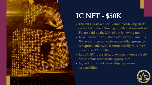 $50K IC NFT 5% (existing)