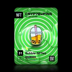 CRYPTOxPINS #31 Bubble NFTea