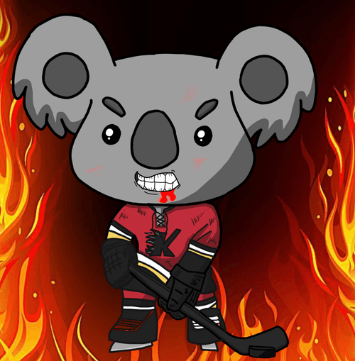 Koala Frenz- Custom Hockey Flame