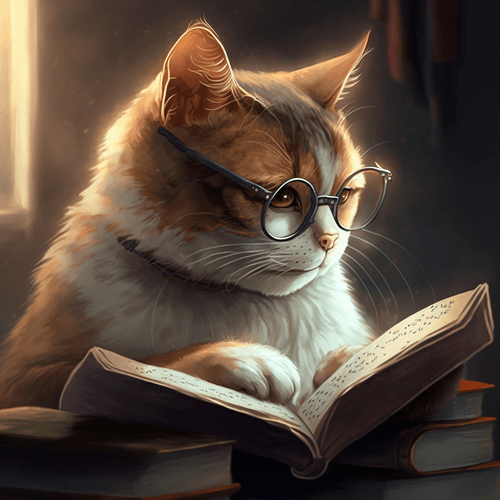 #0034 猫と読書