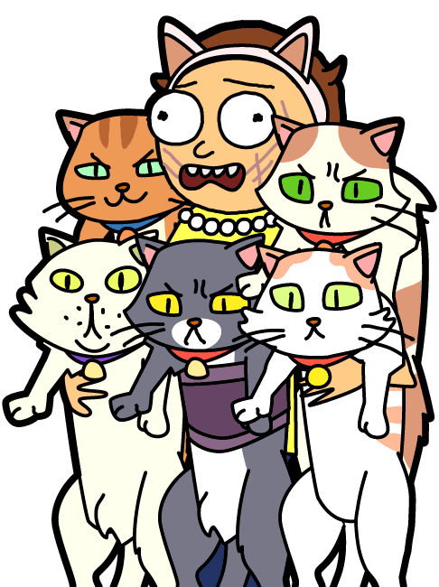 Morty love cats 3