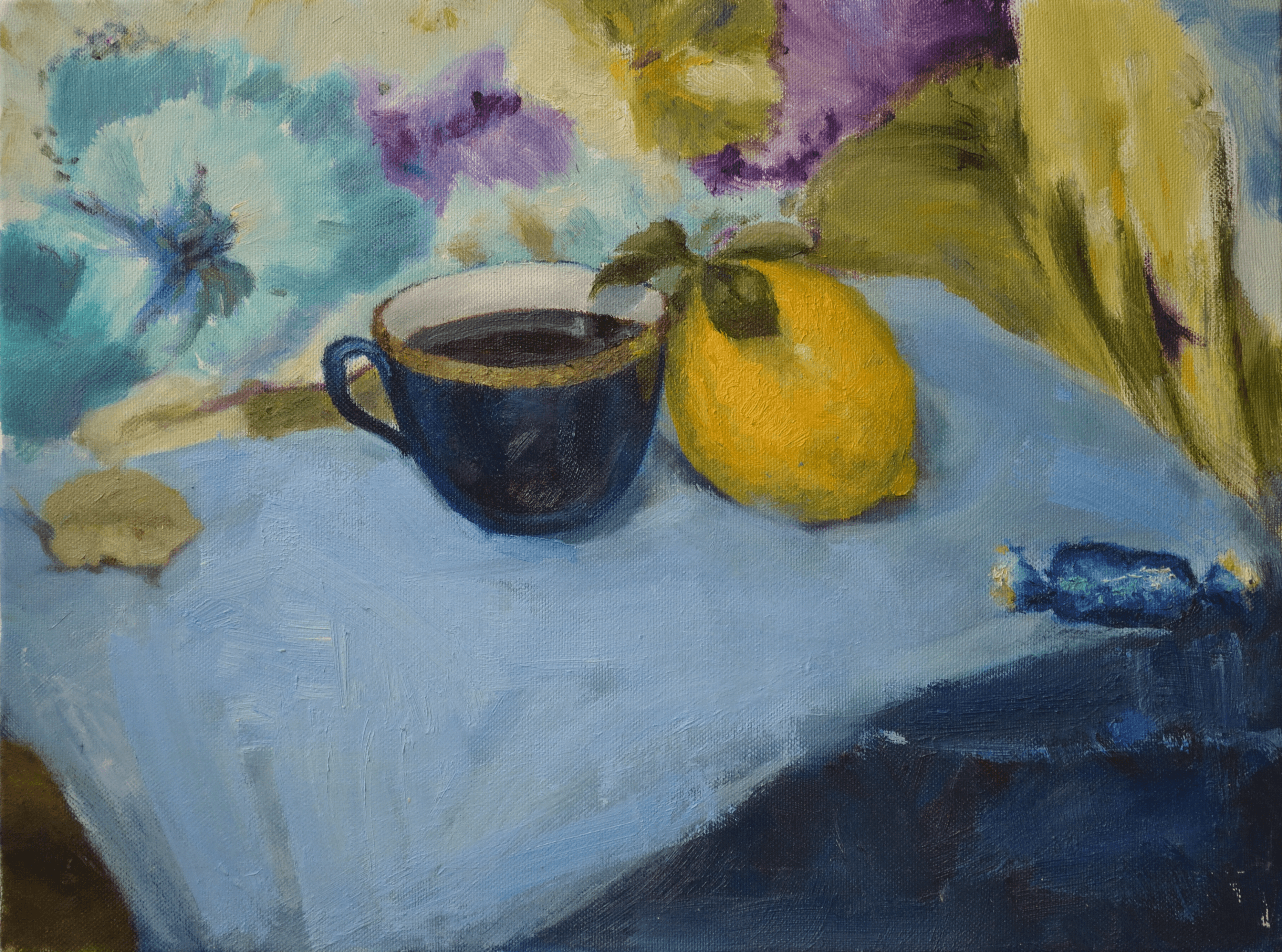 The Portrait of Tea with Lemon