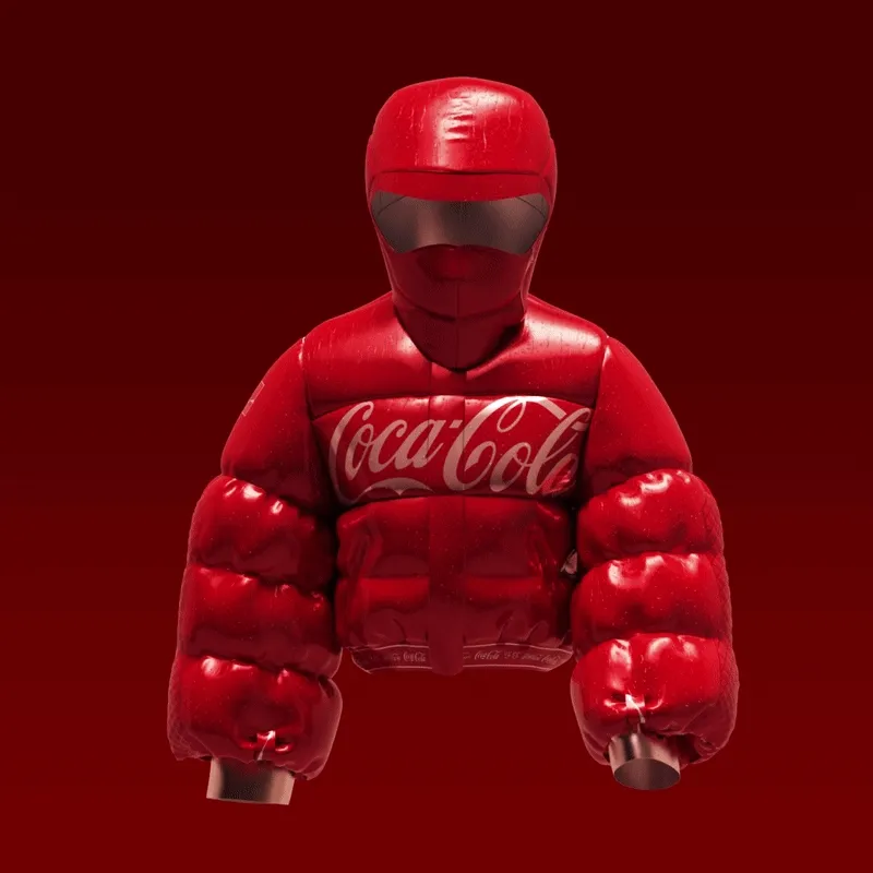 The Coca-Cola Bubble Jacket Wearable