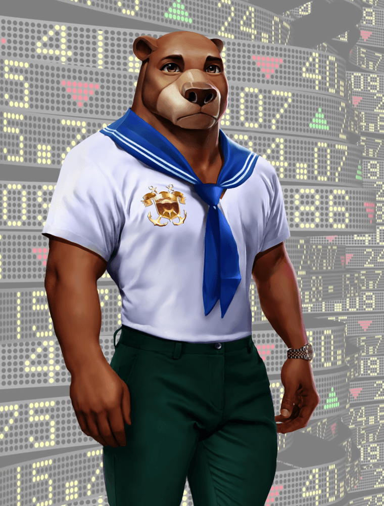 Wall Street Avatar Sailor Bear #991