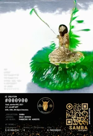 SAMBA #000900 - 1/1, Gold Series