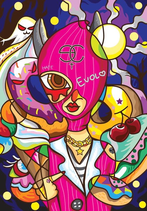 pink girl x G'EVOLs #21