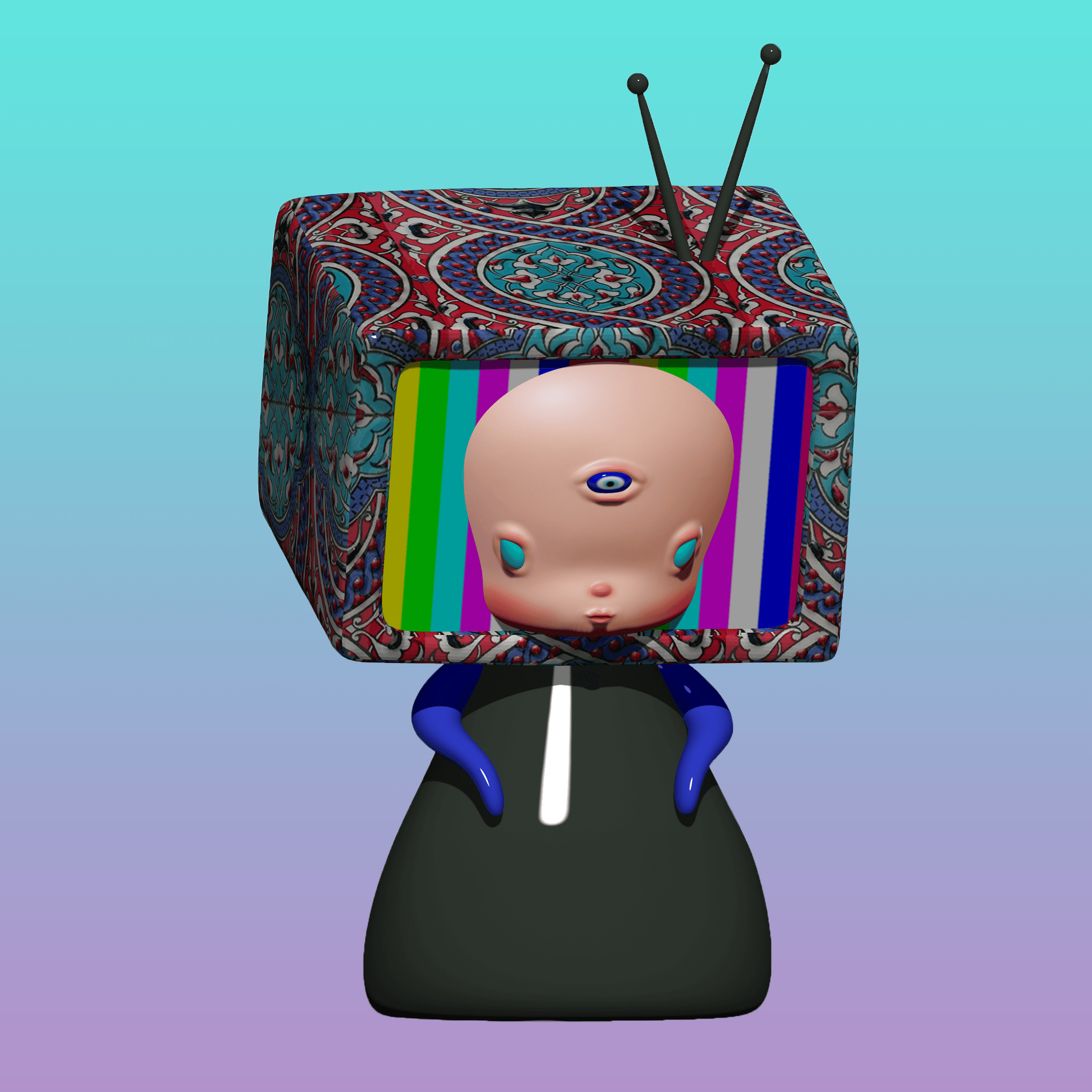 TV Head No-Signal Monmo