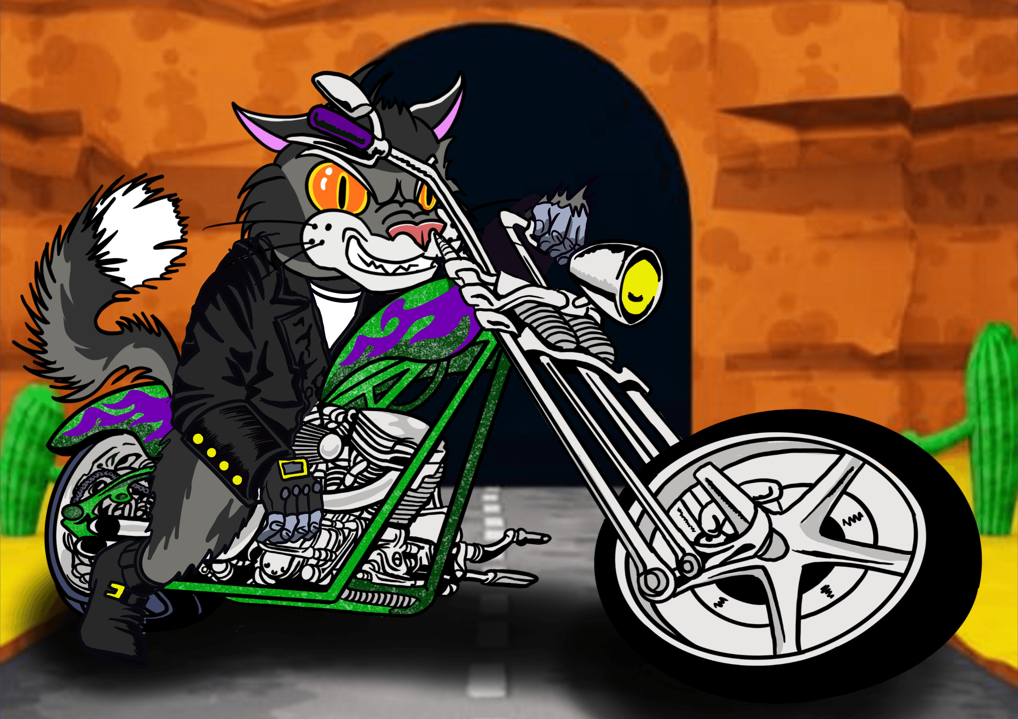 Biker Gorillacat