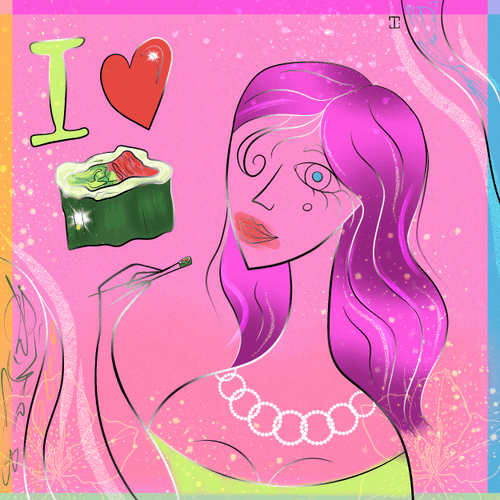 Tiffany likes sushi 