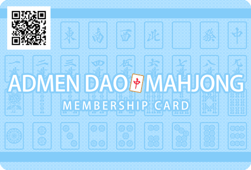 ADMEN DAO MAHJONG MEMBERSHIP CARD