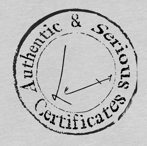 Authentic & Serious Certificates