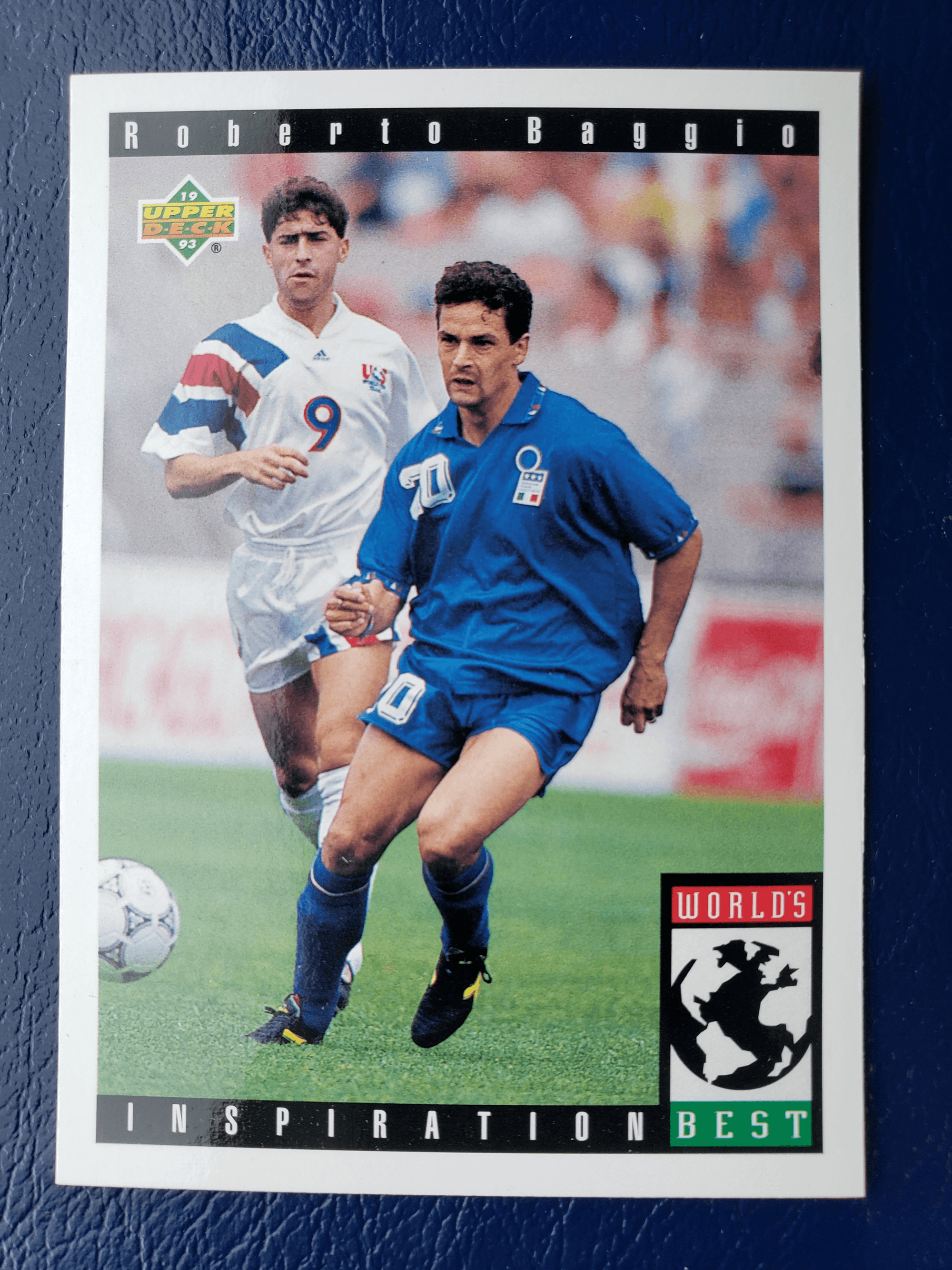 1993 Upper Deck World Cup USA '94 soccer Roberto Baggio #109