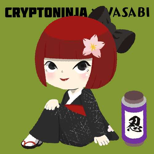 WASABI【Fan Art】Crypto Ninja#017