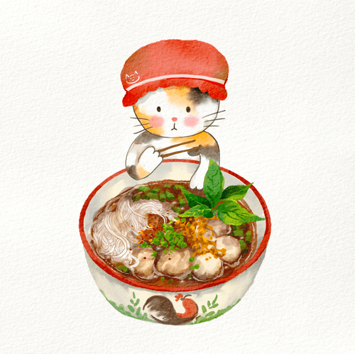 Boat Noodle Cat