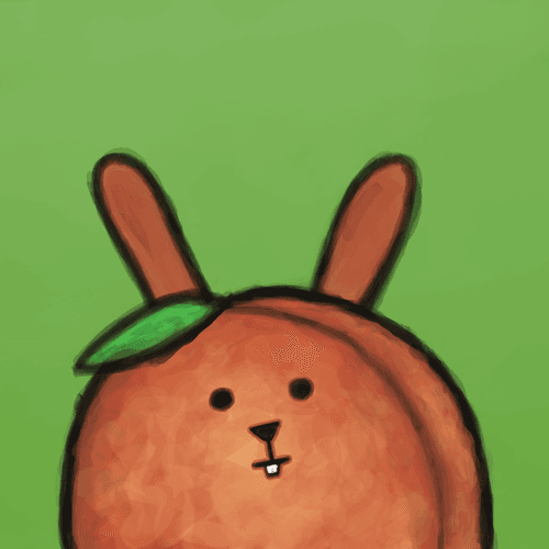 Peach Bunny