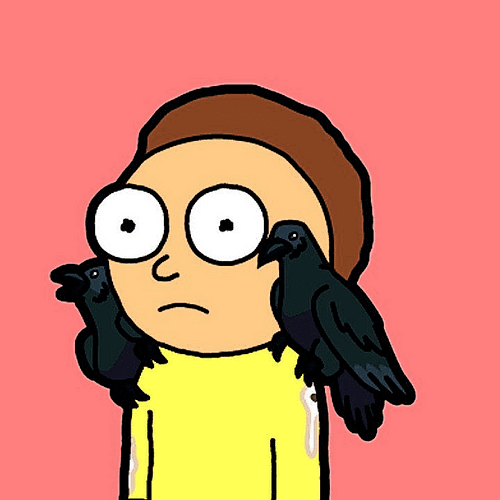 Crow Morty #c426