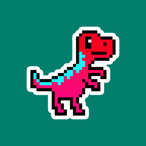 PixelSaurus Rex #0255