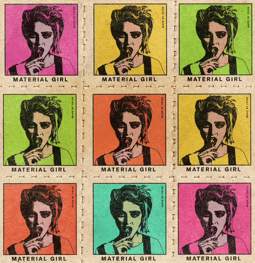 Madonna "Material Girl" Acid blotter sheet