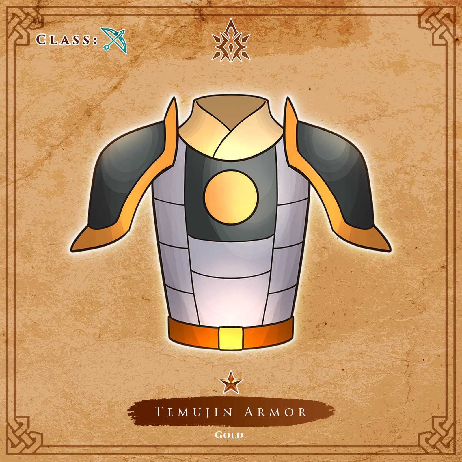 Temujin Armor Gold