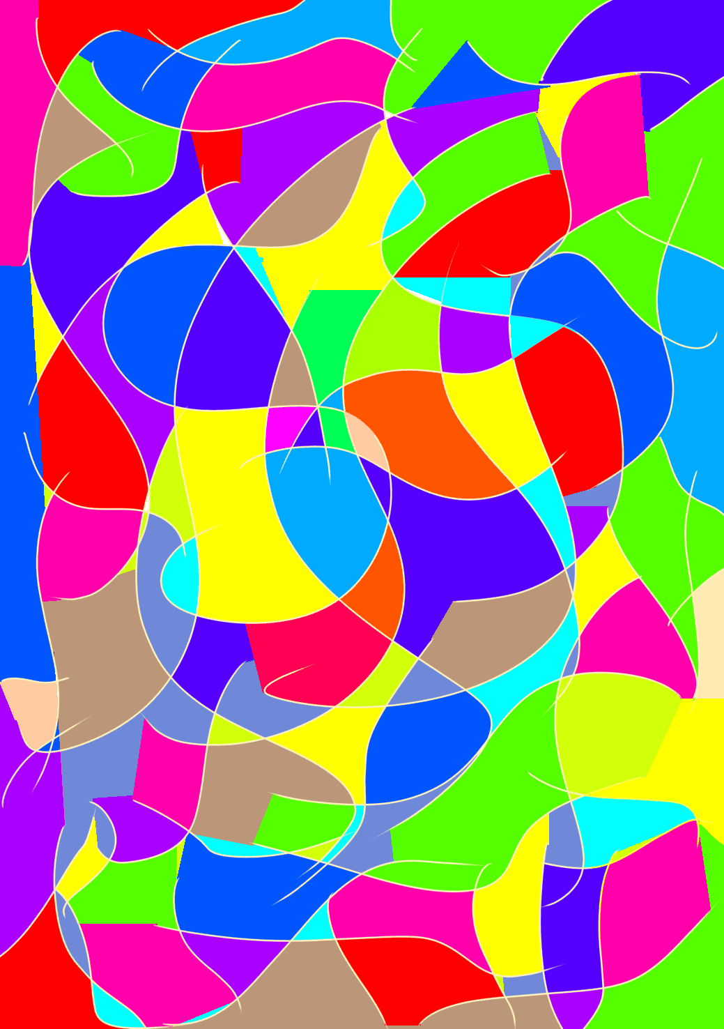 Abstract Color Art #1